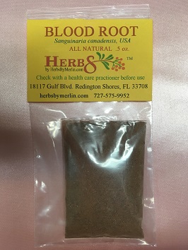 Blood Root Powder (Sanguinaria canadensis)